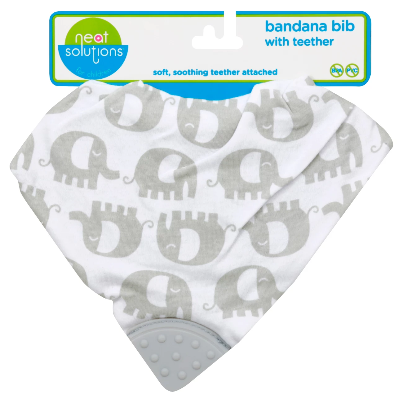 Neat Solutions Bandana Bib With Teether | Comfort, Style & Teething Relief in One