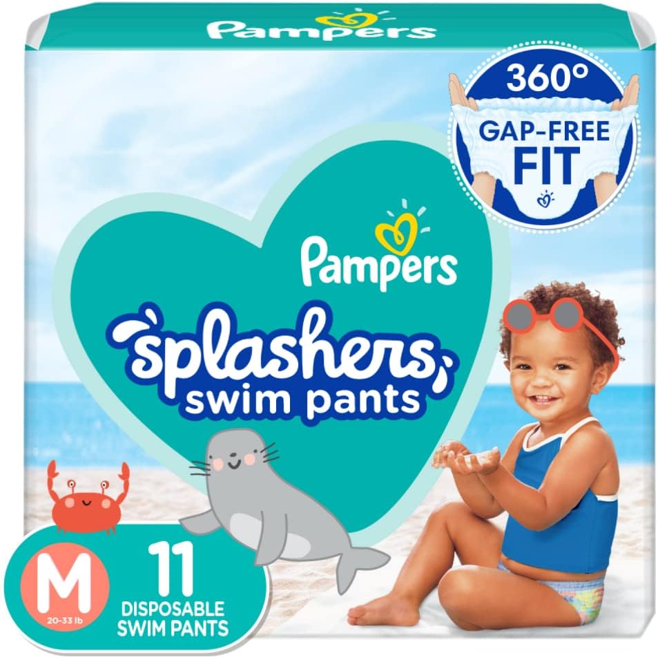Pampers Splashers Swim Diapers | Comfortable & Leak-Proof Water Fun
