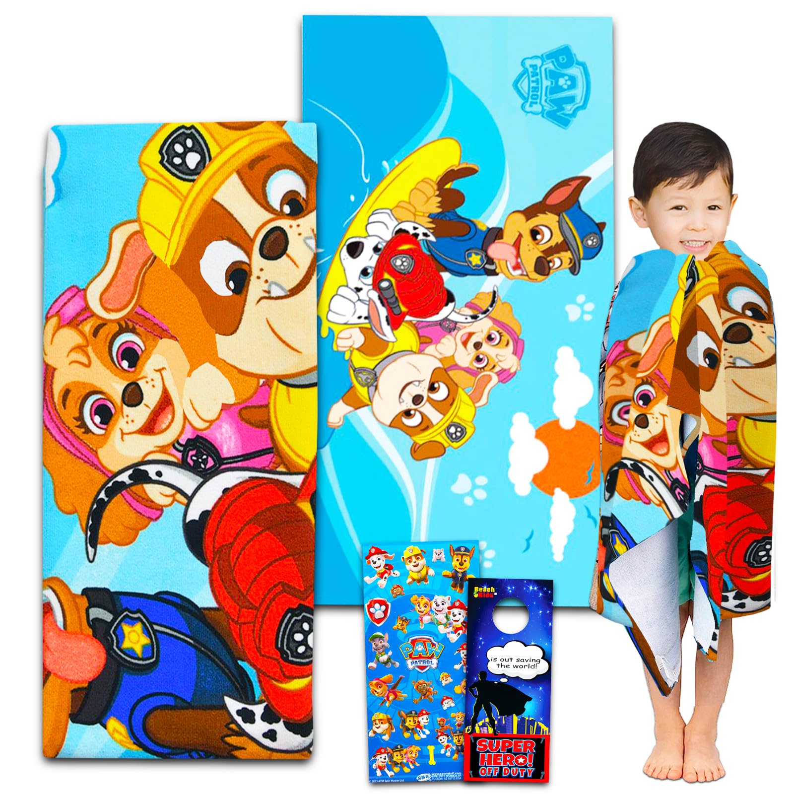 Paw Patrol Beach Towel | Fun & Soft Towel for Bath and Pool Time