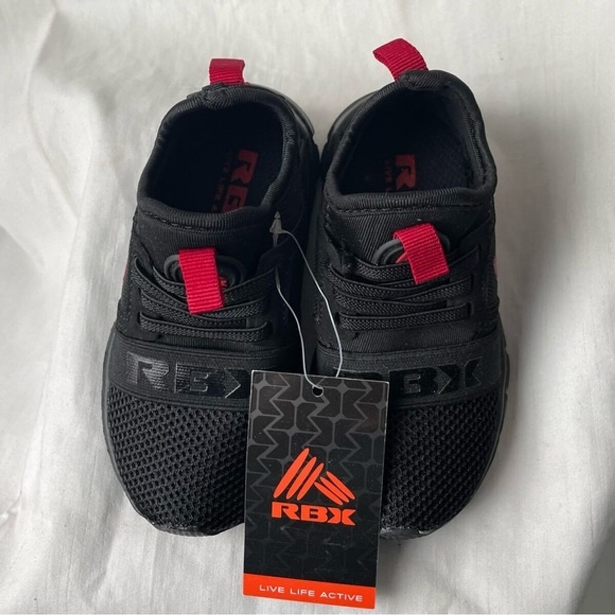 RBX Toddler Sneakers – Black & Color Options (First Walkers & Active Kids)