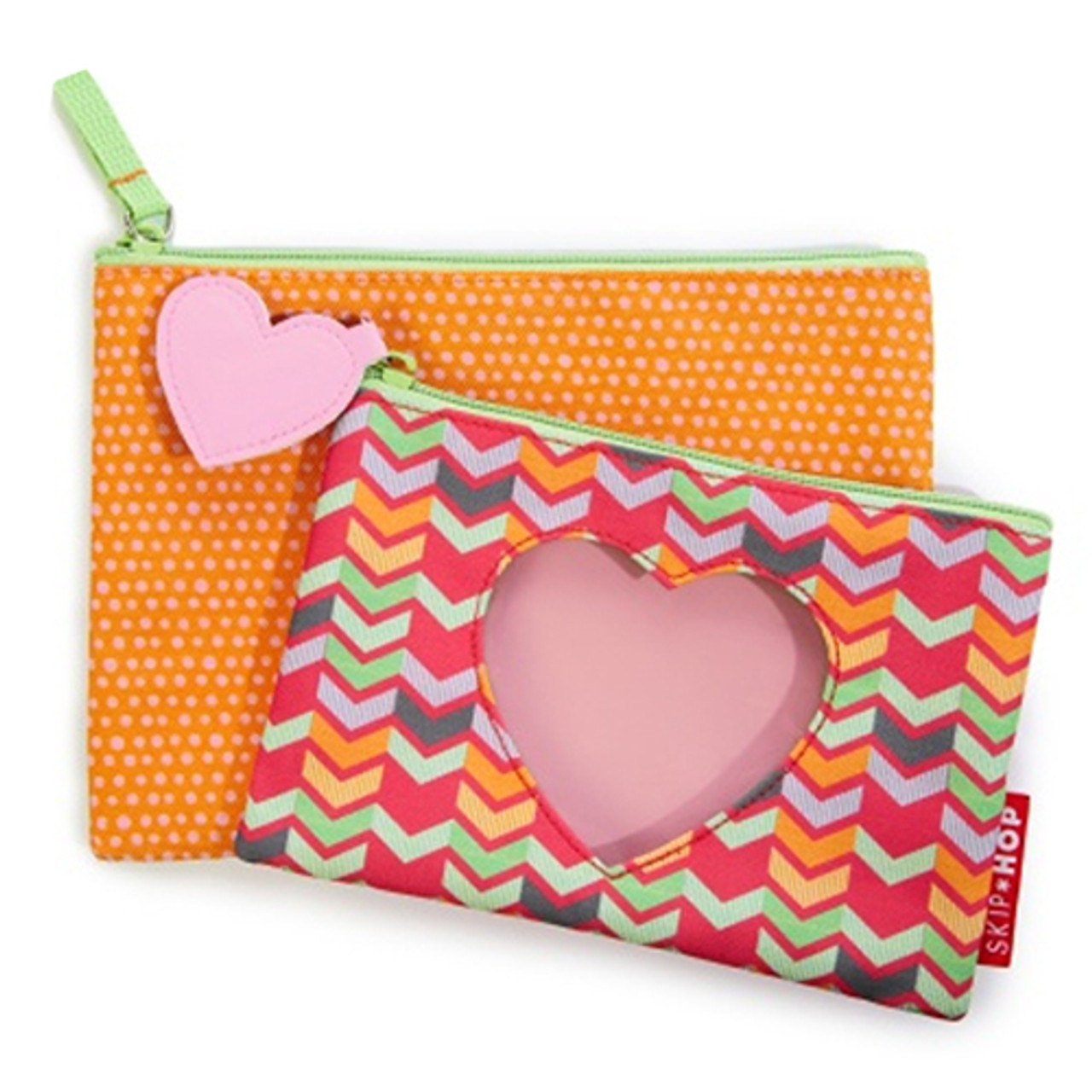 Skip Hop Forget Me Not Kids' Pencil Cases – Colorful 2-Piece Set