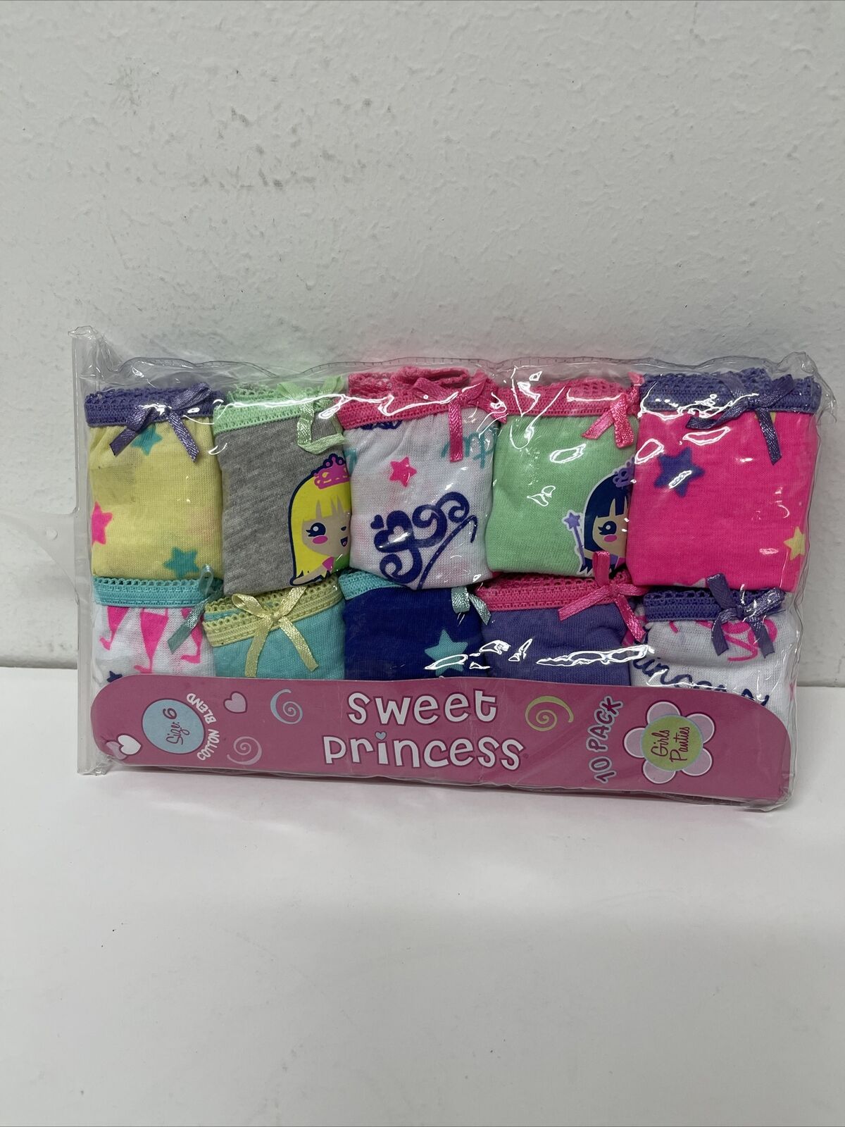 Sweet Princess Girl’s Panties 10 Pack | Comfortable & Fun Underwear for Girls