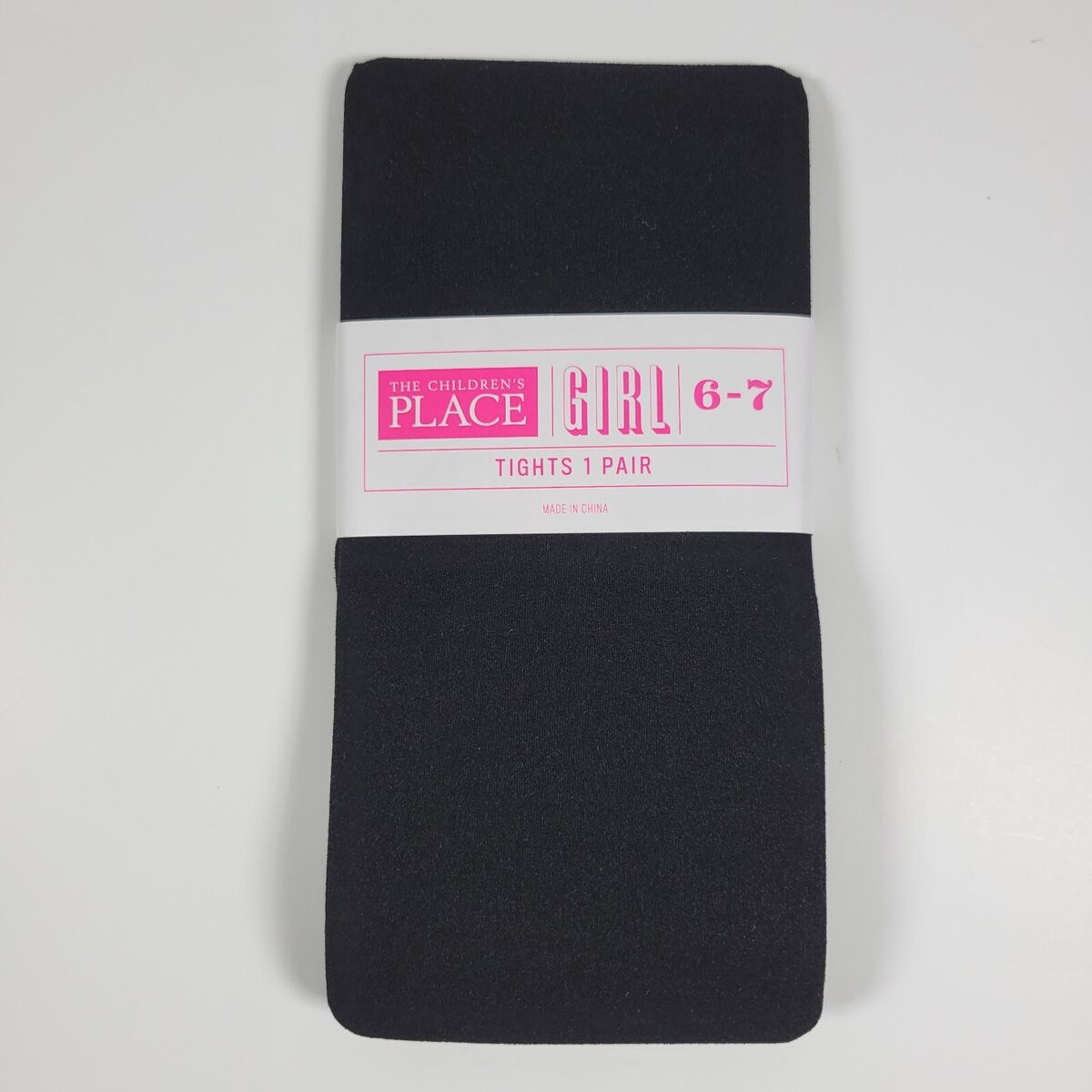 The Children's Place Girls' Tights – 1 Pair (Size 6-7) | Soft Cotton Blend
