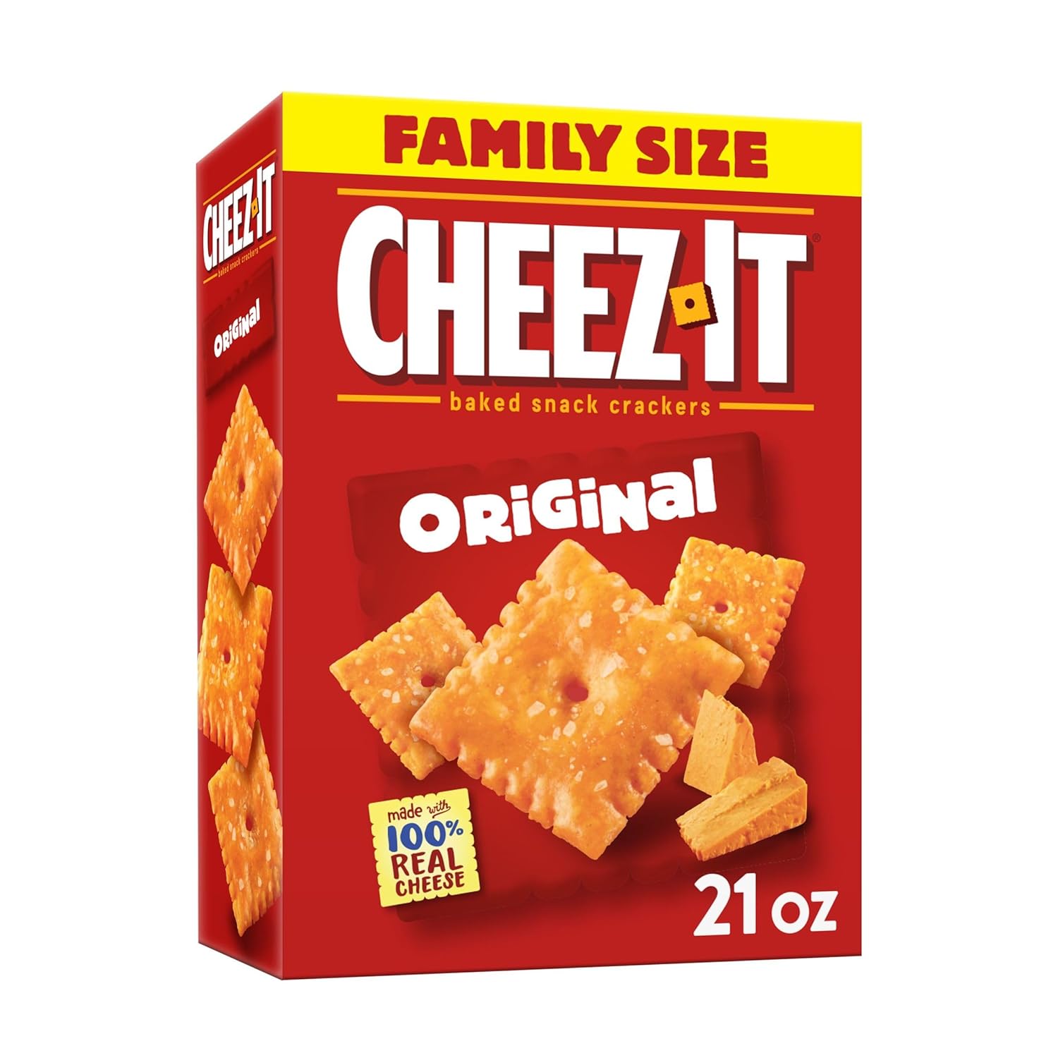 Cheez-it Baked Snack Crackers (Original) | Classic Cheese Crackers, 200g Box