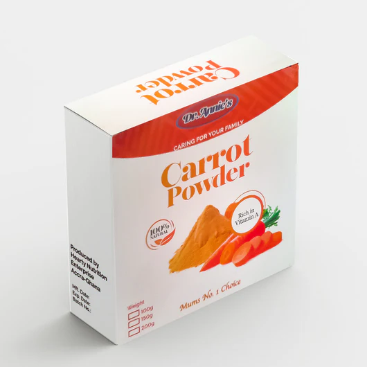 Dr. Annie's Carrot Powder | Organic Vegetable Supplement for Babies (6+ Months)