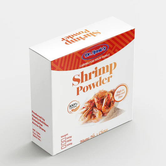 Dr. Annie's Shrimp Powder | Nutrient-Dense Seafood Supplement (6+ Months)