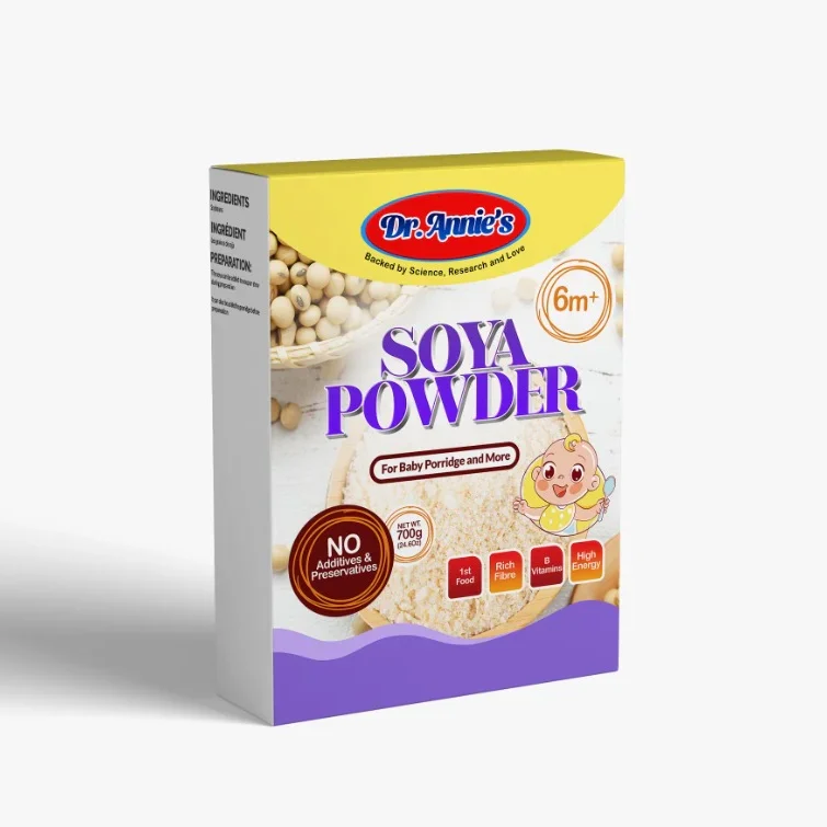 Dr. Annie's Soya Powder | Plant-Based Protein Supplement (6+ Months)