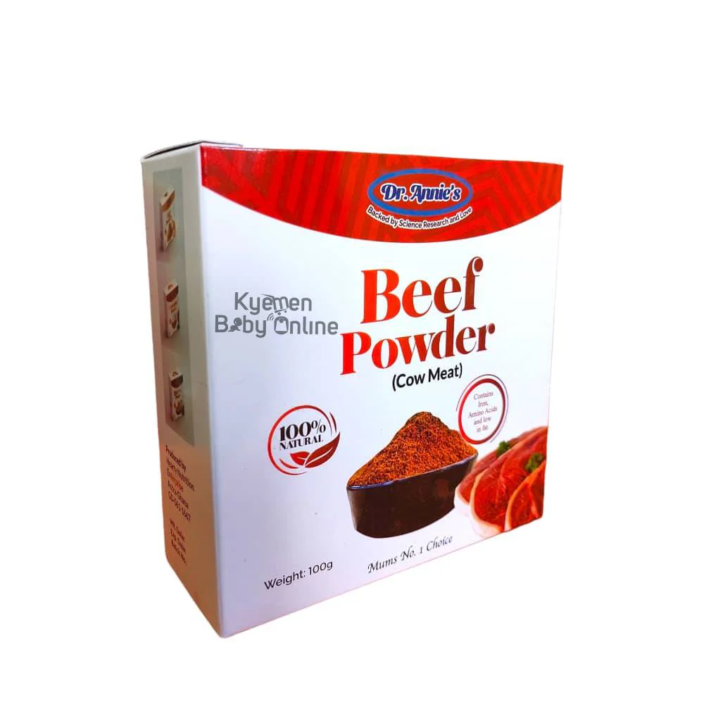 Dr. Annie's Beef Powder | Iron-Rich Protein Supplement (6+ Months)