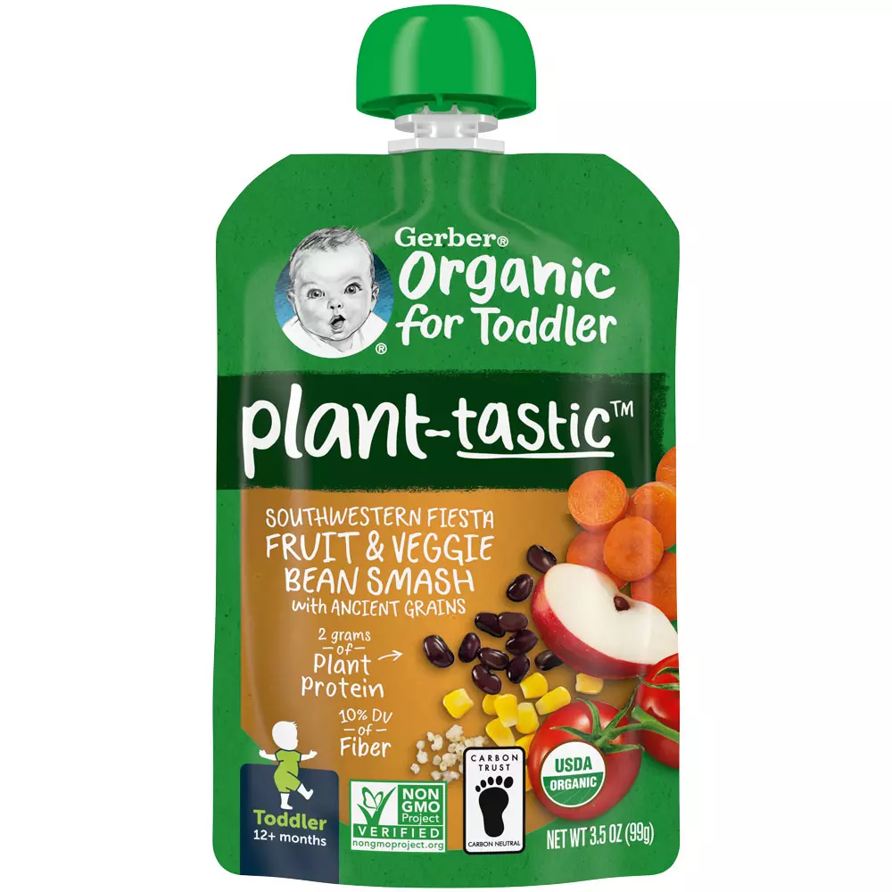 Gerber Organic Plant-Tastic Toddler Meals | Variety Pack (12+ Months)