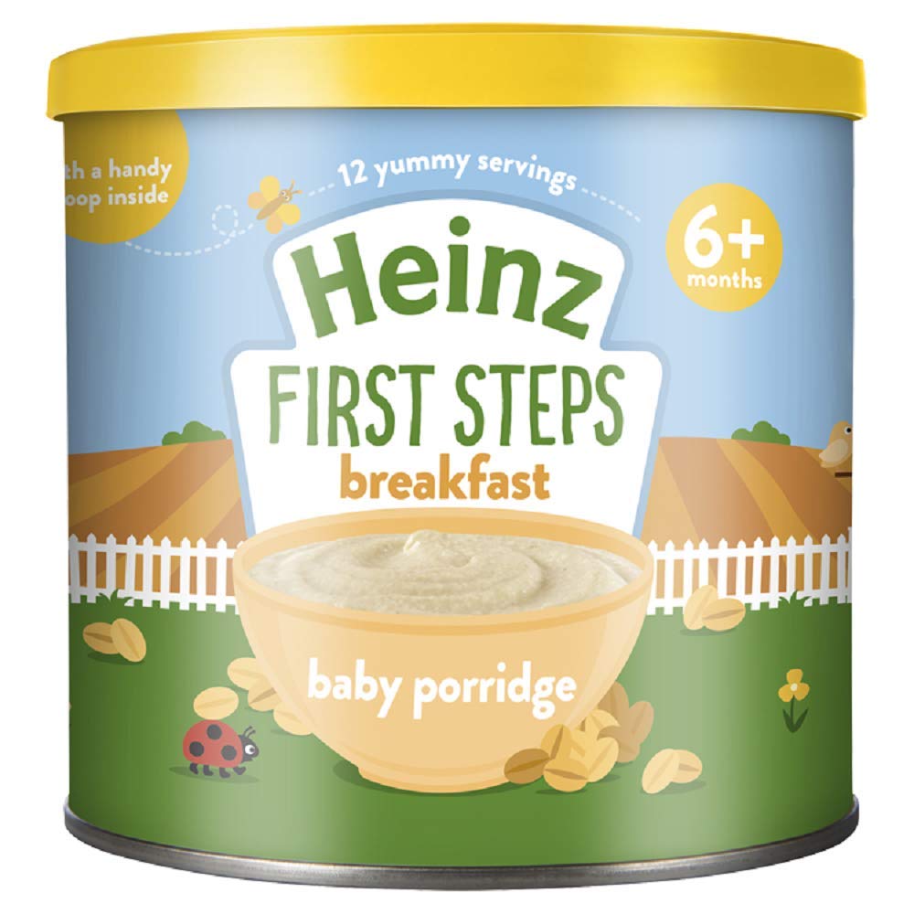 Heinz First Steps Creamy Oat Porridge | Perfect Weaning Breakfast (6+ Months)