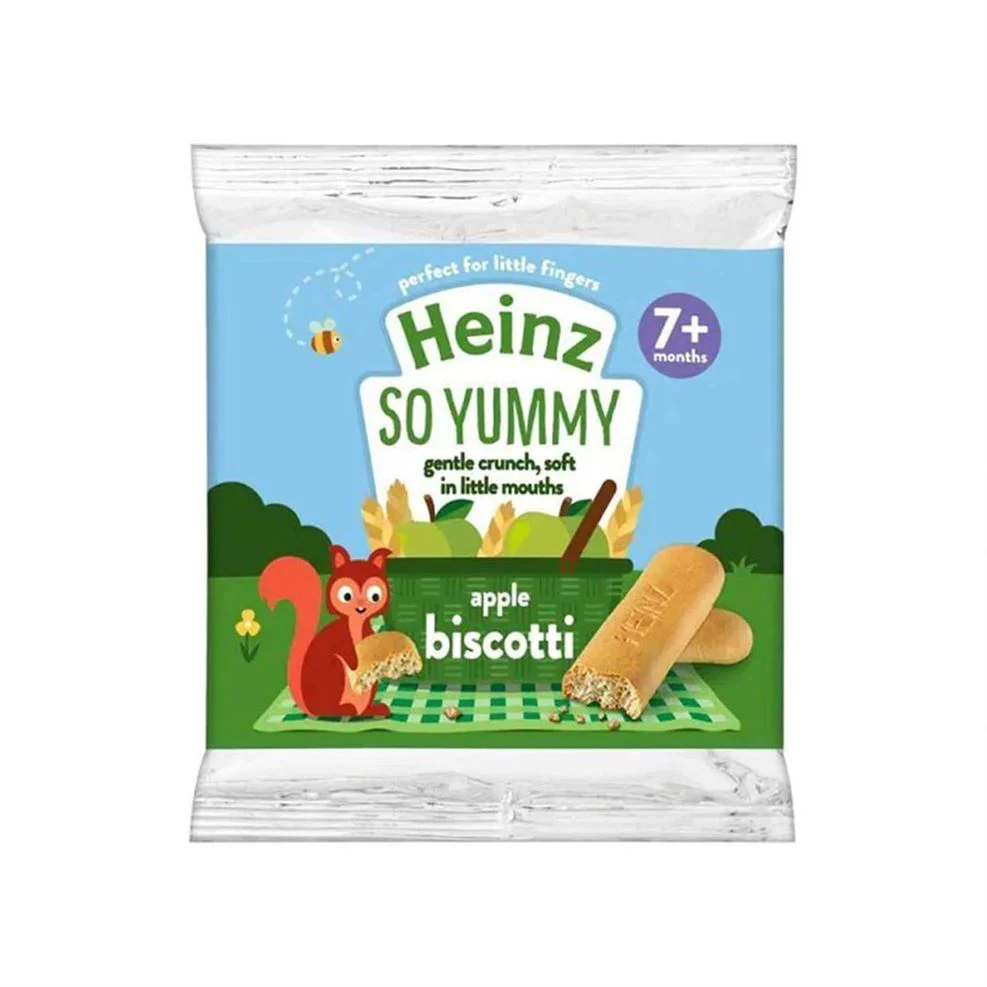 Heinz So Yummy Apple Biscotti | Baby Biscuits (10+ Months)
