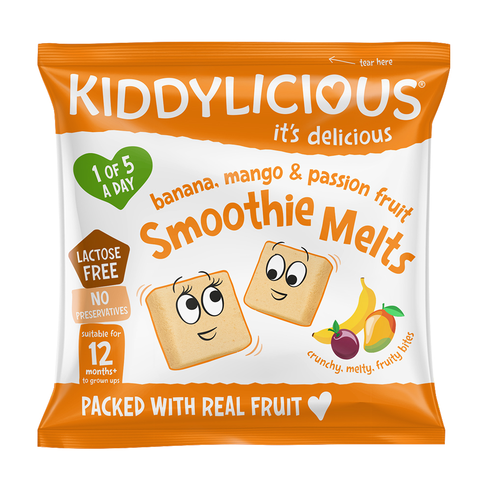 Kiddylicious Tropical Smoothie Melts | 100% Fruit Snacks (6+ Months)