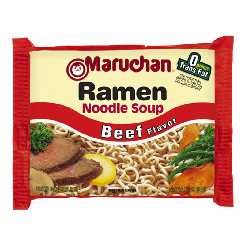 Maruchan Ramen Noodle Soup Beef Flavor | Quick, Savory & Comforting