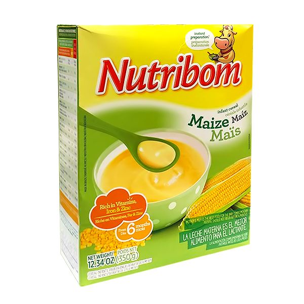 Nutribom Enfant Cereal Maize | 6 Months+ | 350g