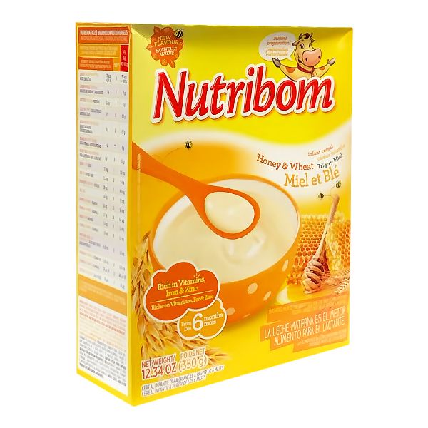 Nutribom Infant Cereal Honey & Wheat | 6 Months+ | 350g