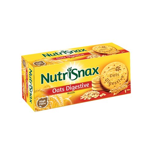 Nutrisnax Oats Digestive Biscuits | High-Fiber Healthy Snack