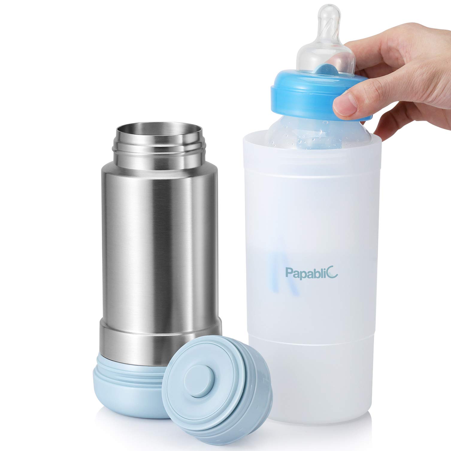 Papablic Travel Bottle Warmer | Heat Bottles Anytime, Anywhere