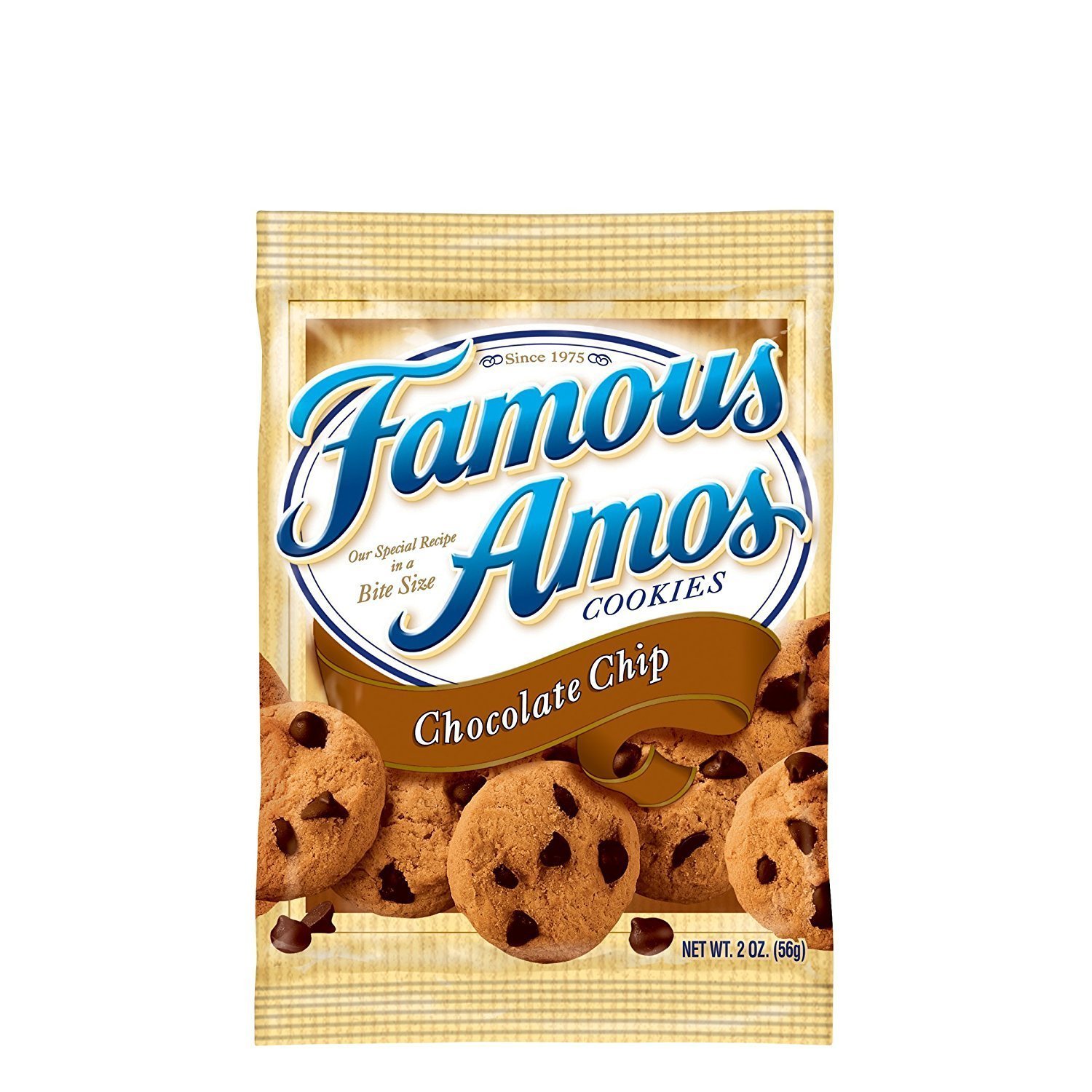 Since 1975 Famous Amos Chocolate Chip Cookies | Classic Crunchy Delight