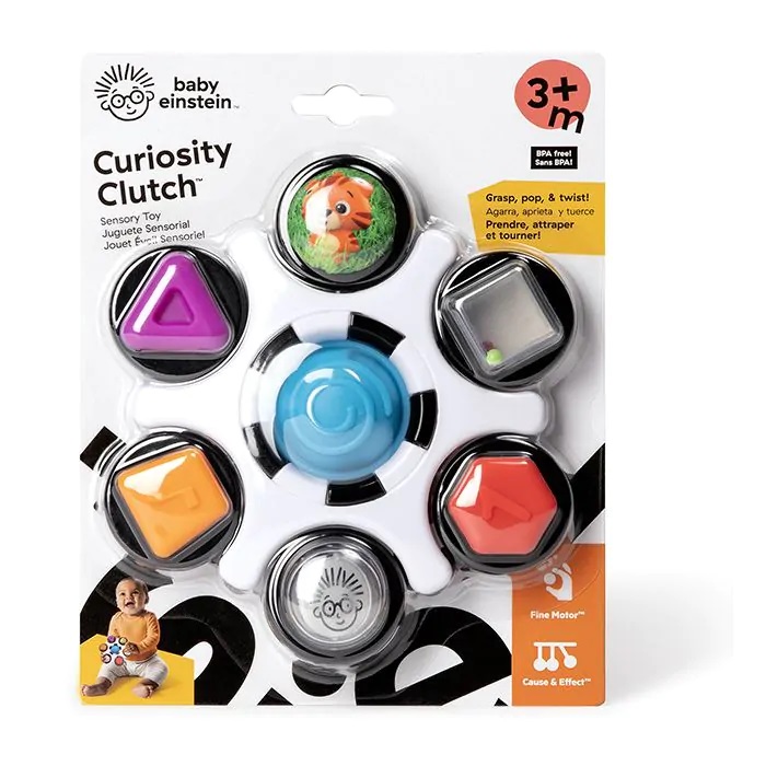 Baby Einstein Curiosity Clutch 3m+ | Engaging Sensory Fun for Early Development