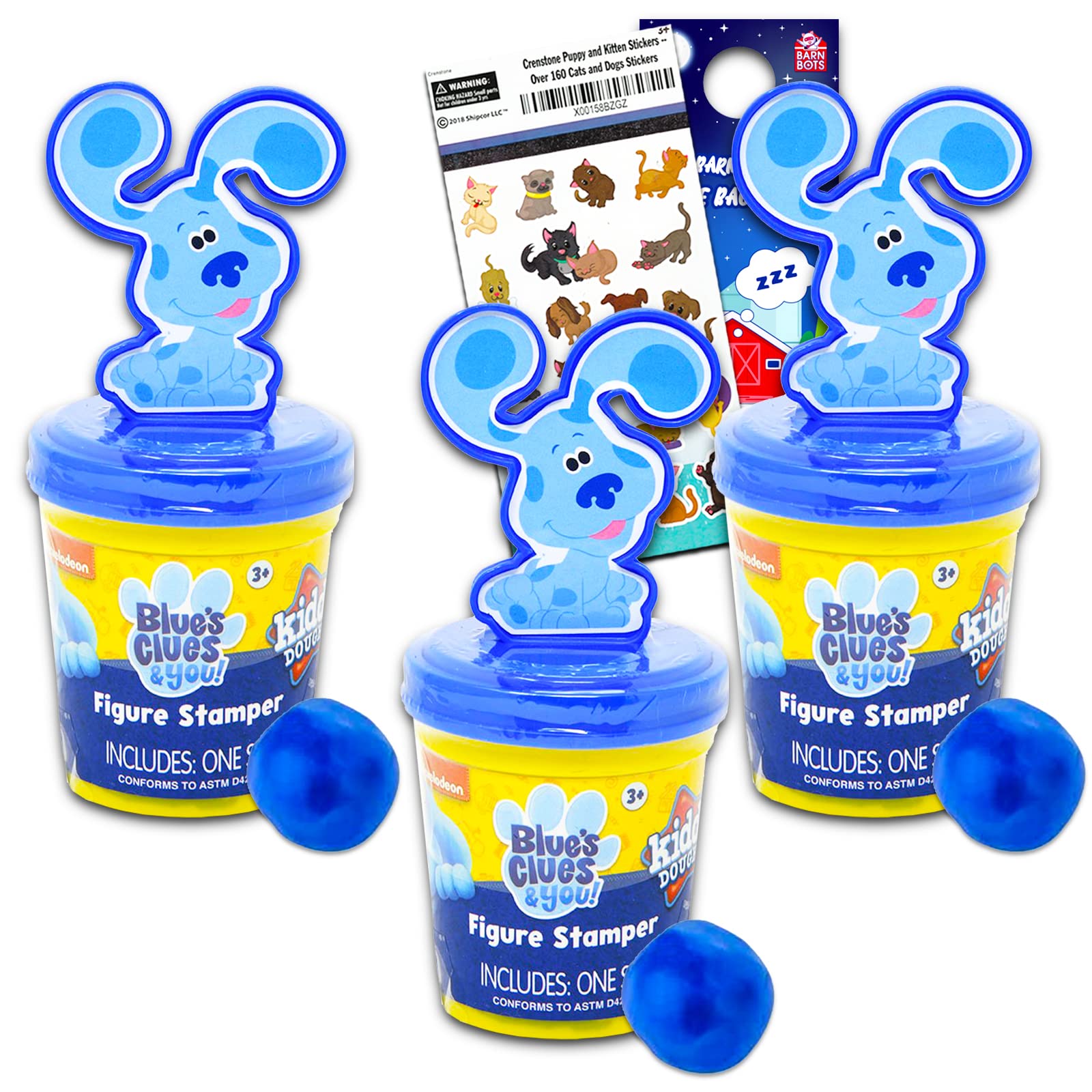 Blue’s Clues And You Figure Stamper | Creative Kiddy Dough & Stamper Set