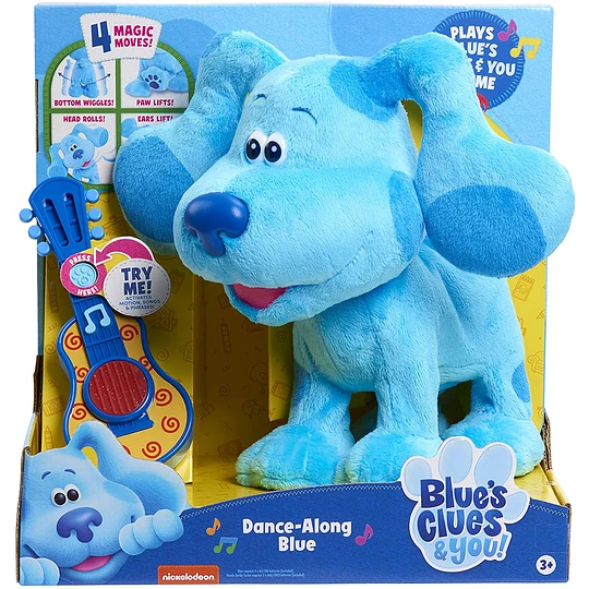 Blue’s Clues & You! Deluxe Dance Along Blue Plush | Interactive Music & Dance Toy