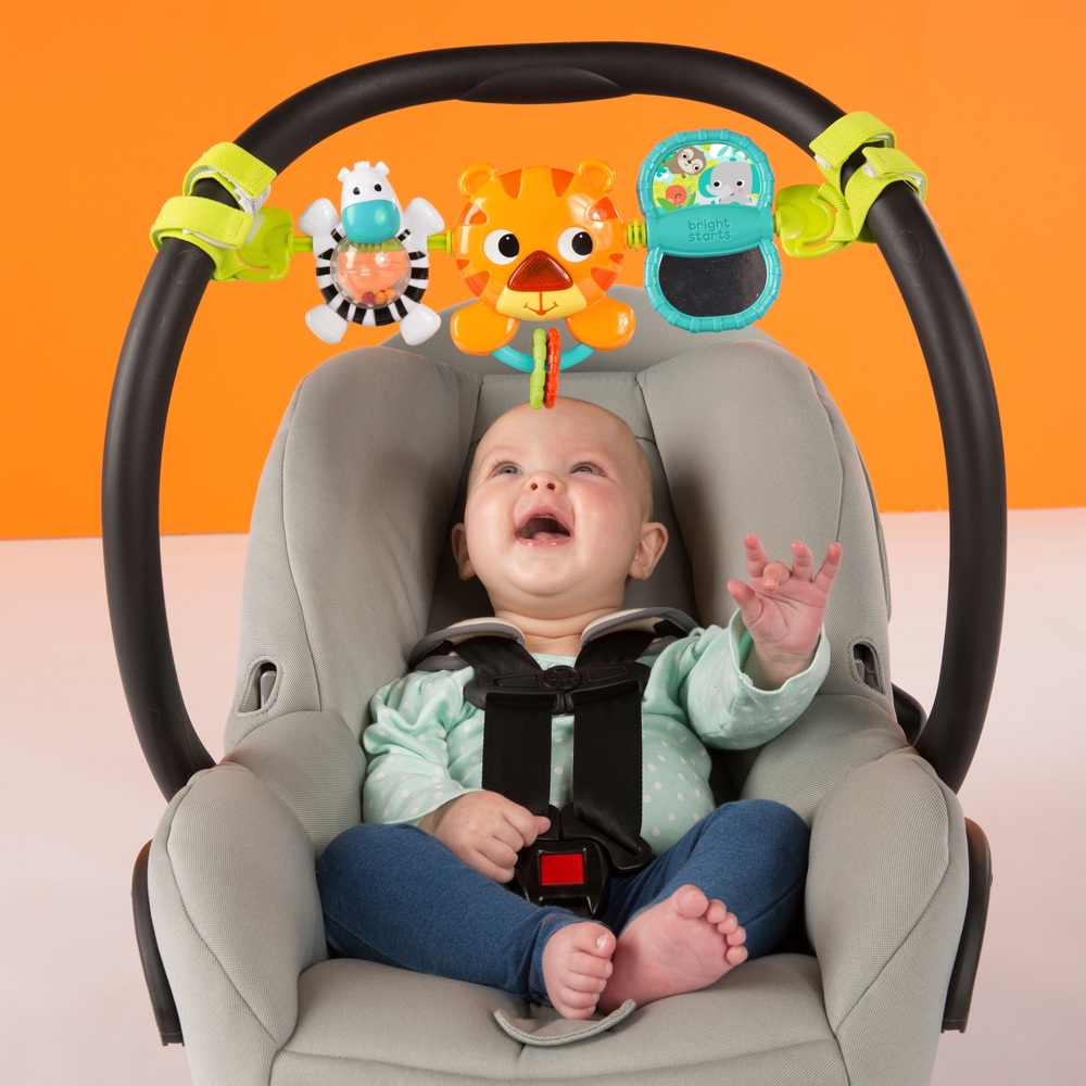 Bright Starts Take Along Carrier Toy Bar | Musical & Interactive Activity Toy