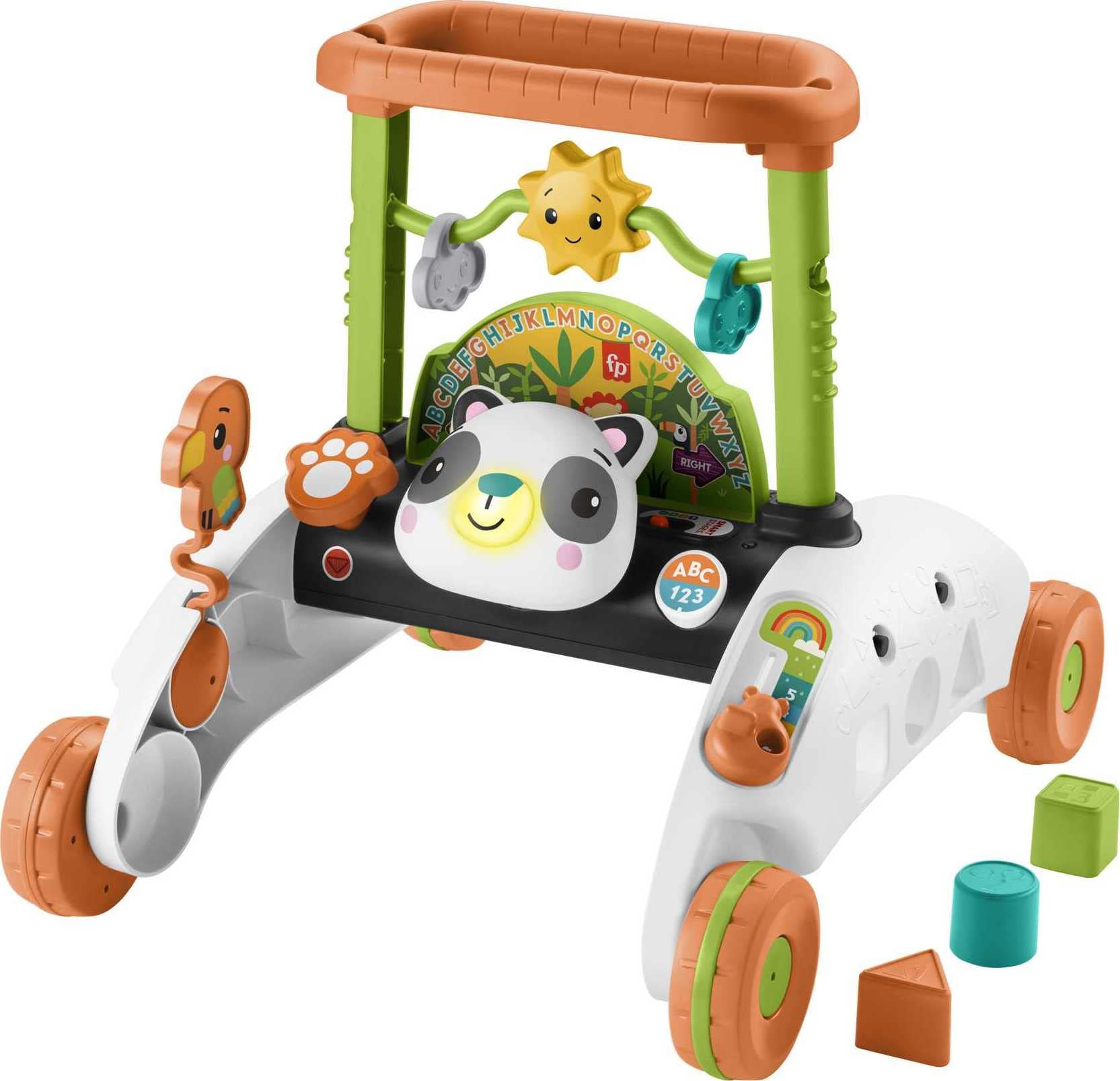 isher-Price 2-Sided Steady Speed Panda Walker | Interactive Learning Walker