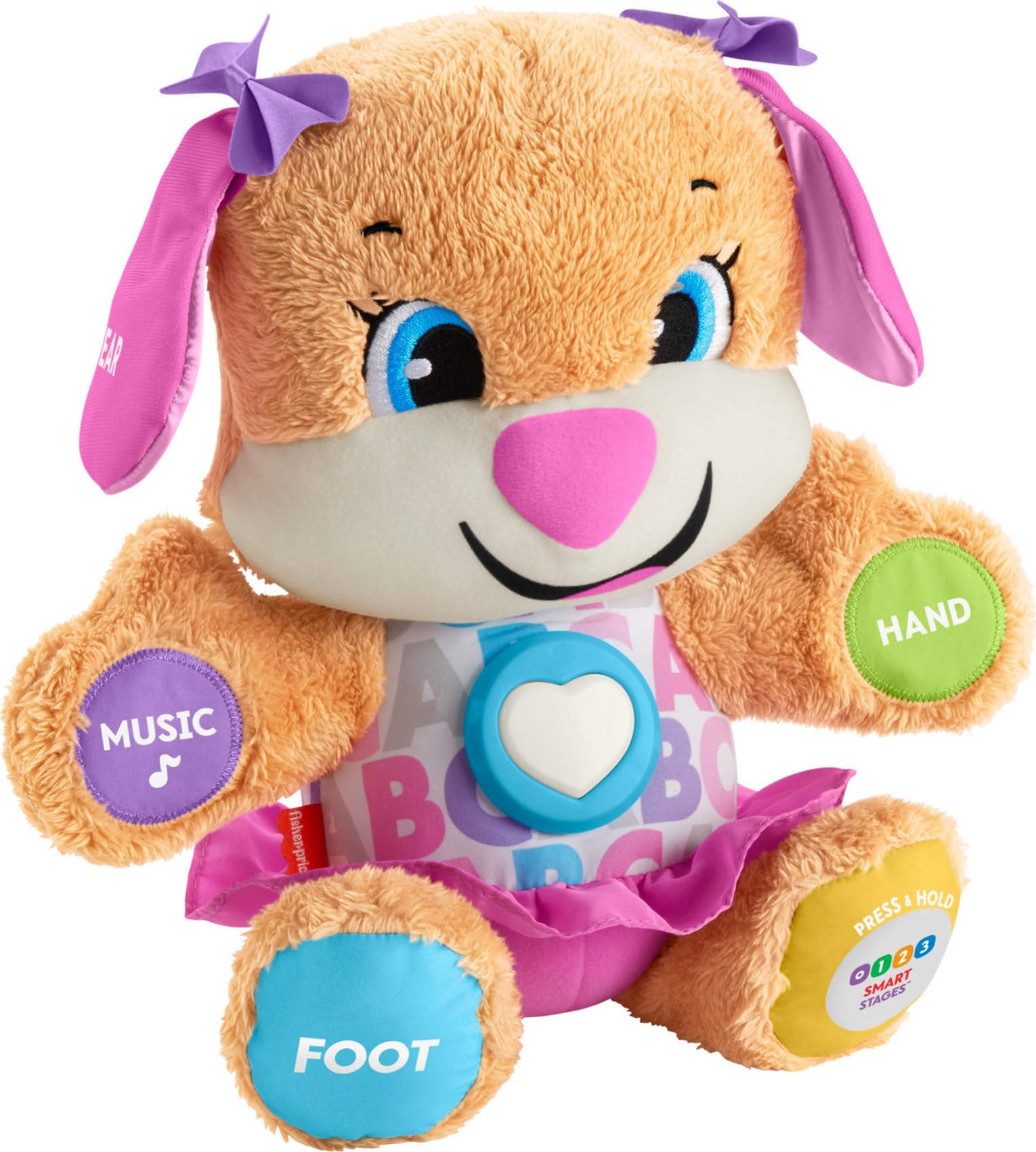 Fisher-Price Laugh & Learn Smart Stages Sis | Interactive Musical Plush Toy