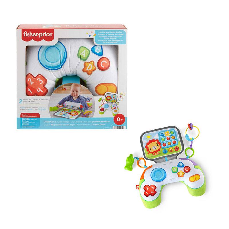 Fisher-Price Littlest Gamer Tummy Wedge | Newborn Sensory Play & Muscle Development Support