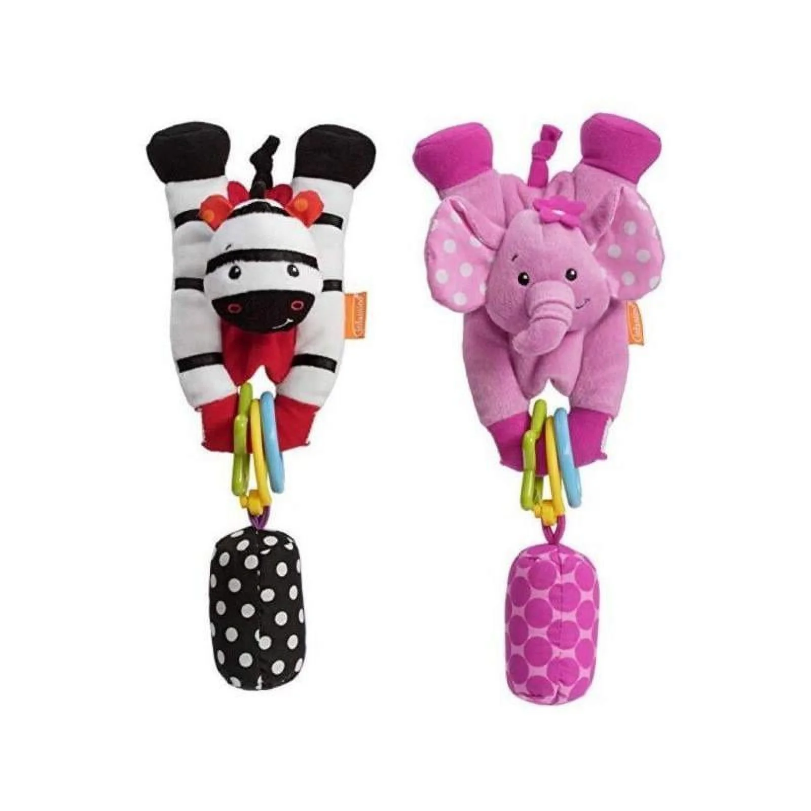 Infantino Wrap Around Chiming Pal | Hug, Chime & Play On the Go