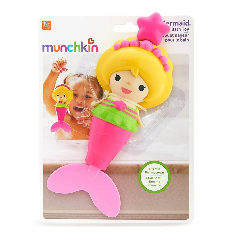 Munchkin Mermaid Swimming Bath Toy | Splash, Play & Learn