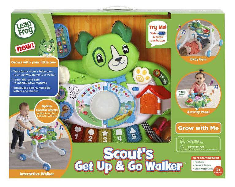 Scout’s Get Up & Go Walker | LeapFrog Interactive Baby Walker & Activity Center