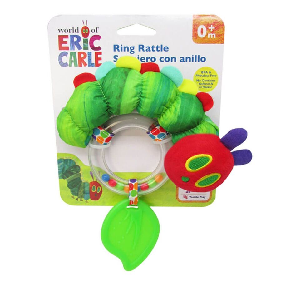World of Eric Carle™ Ring Rattle – A Soft, Sensory Toy Inspired by The Very Hungry Caterpillar