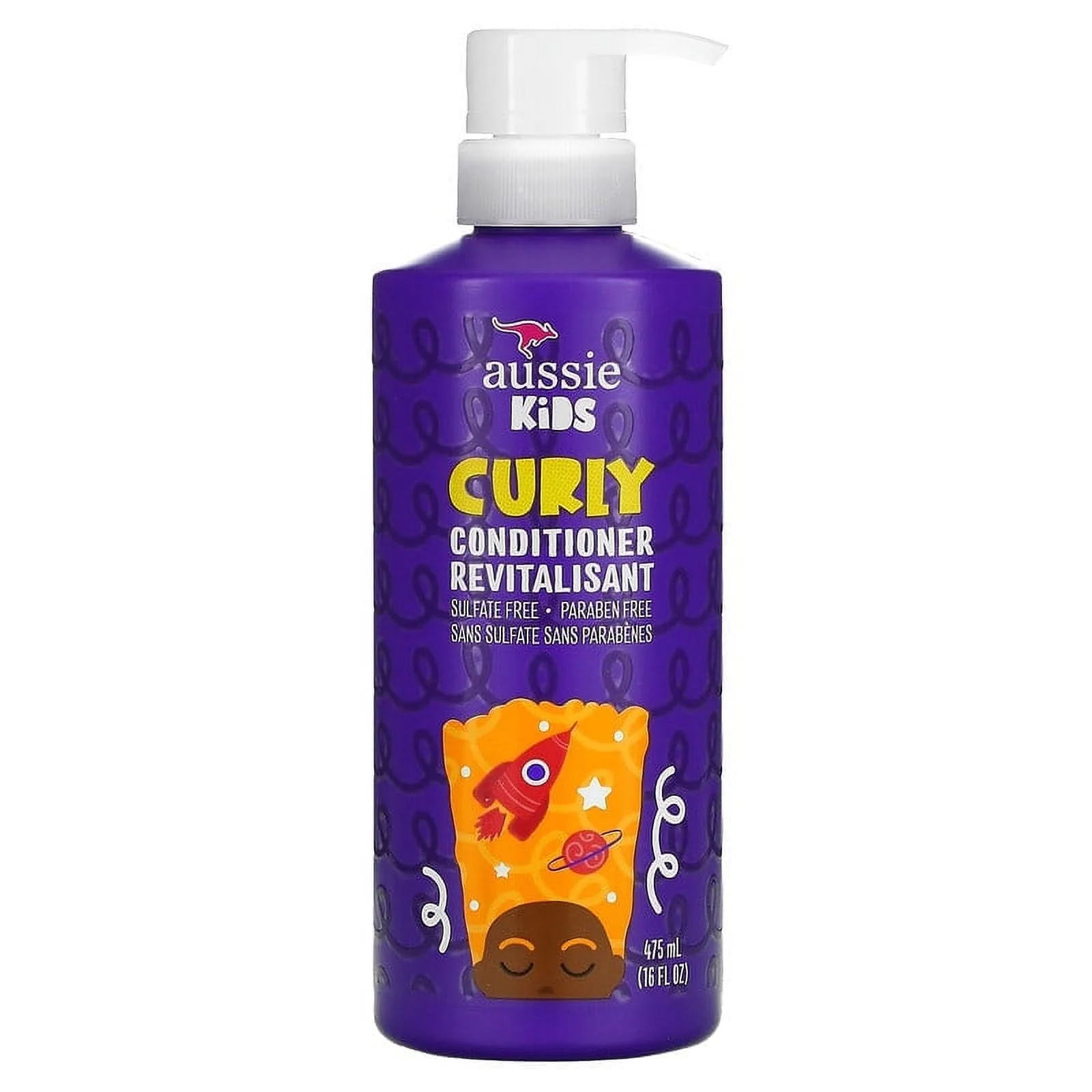 Aussie Kids Curly Conditioner – Moisturizing Revitalisant for Curly Hair (6.8 oz)