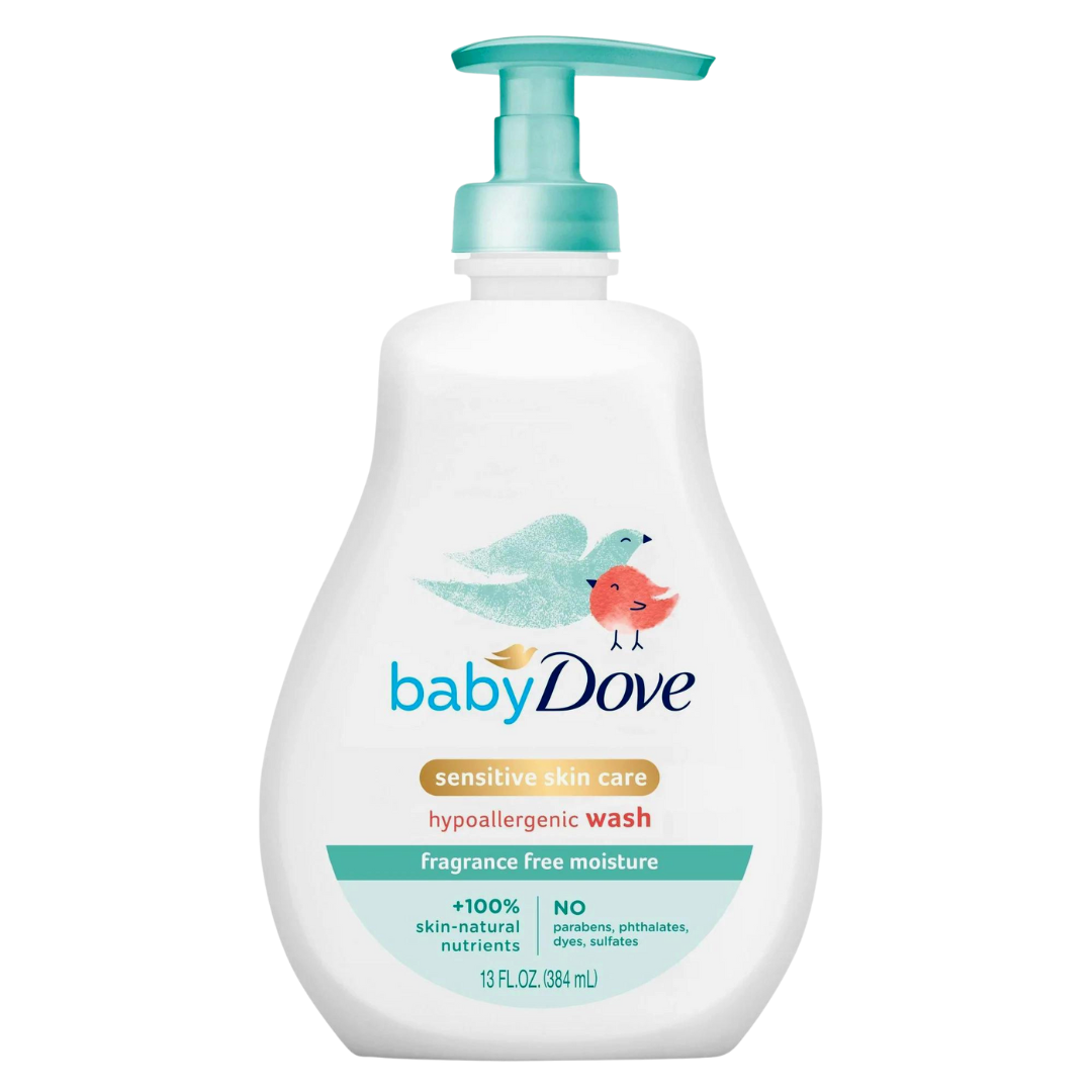 Baby Dove Ultra-Gentle Foaming Wash – Hypoallergenic Cleanser for Sensitive Baby Skin (399mL)