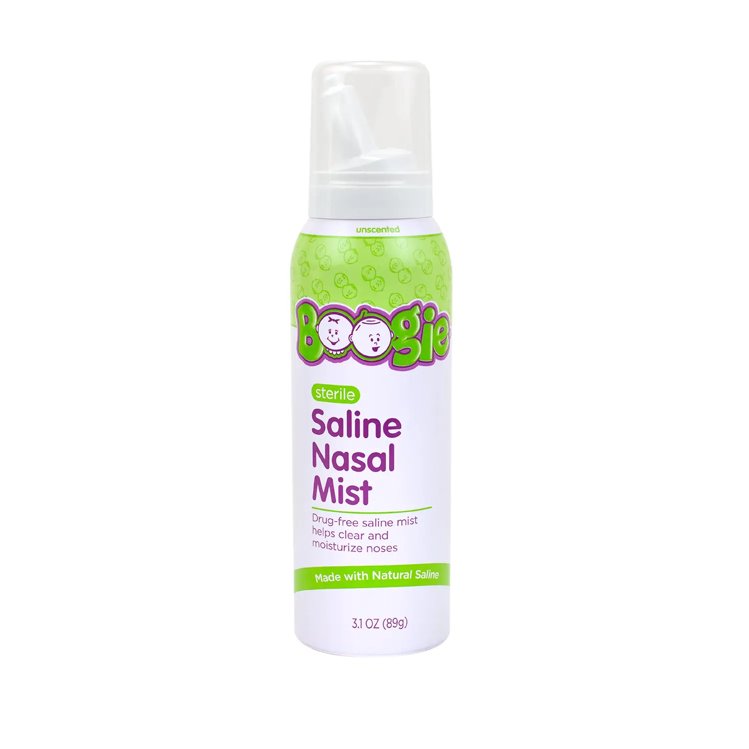 Boogie Sterile Saline Nasal Mist – Gentle Nasal Care for Babies & Kids