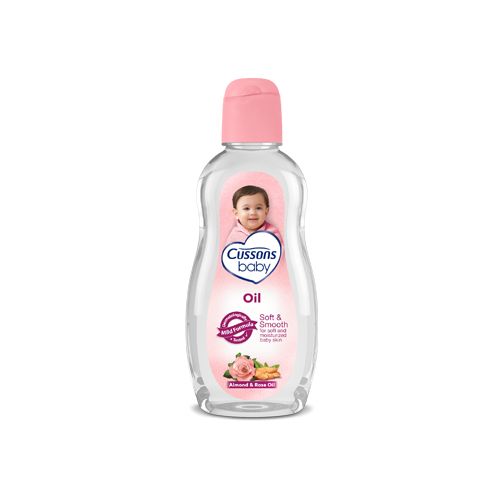 Cussons Baby Oil – Almond & Rose for Soft & Hydrated Baby Skin (100ml)