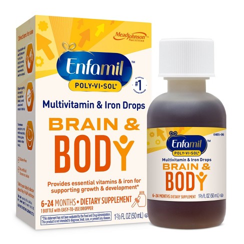 Enfamil POLY-VI-SOL – Multivitamin & Iron Drops for Infants & Toddlers