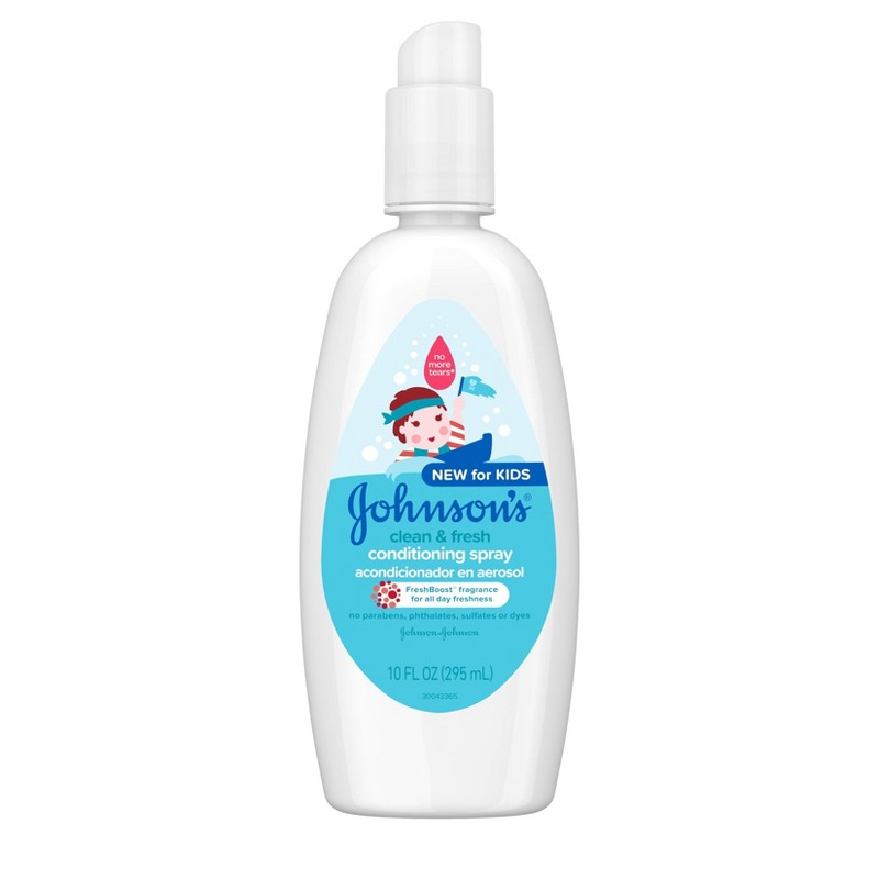 Johnson’s Clean & Fresh Conditioning Spray – Tear-Free Hair Care for Kids (295ml)