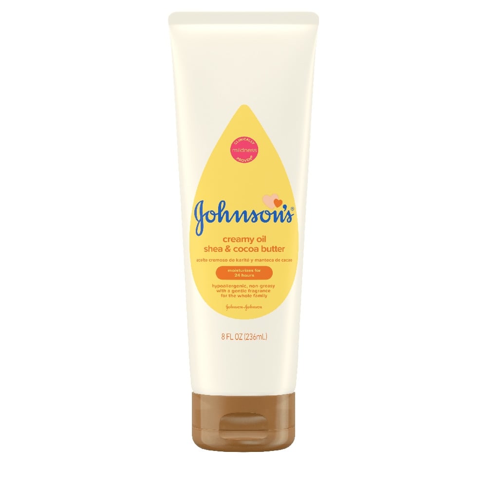 Johnson’s Creamy Oil Shea & Cocoa Butter – Gentle Moisturization for Baby’s Skin (236ml)