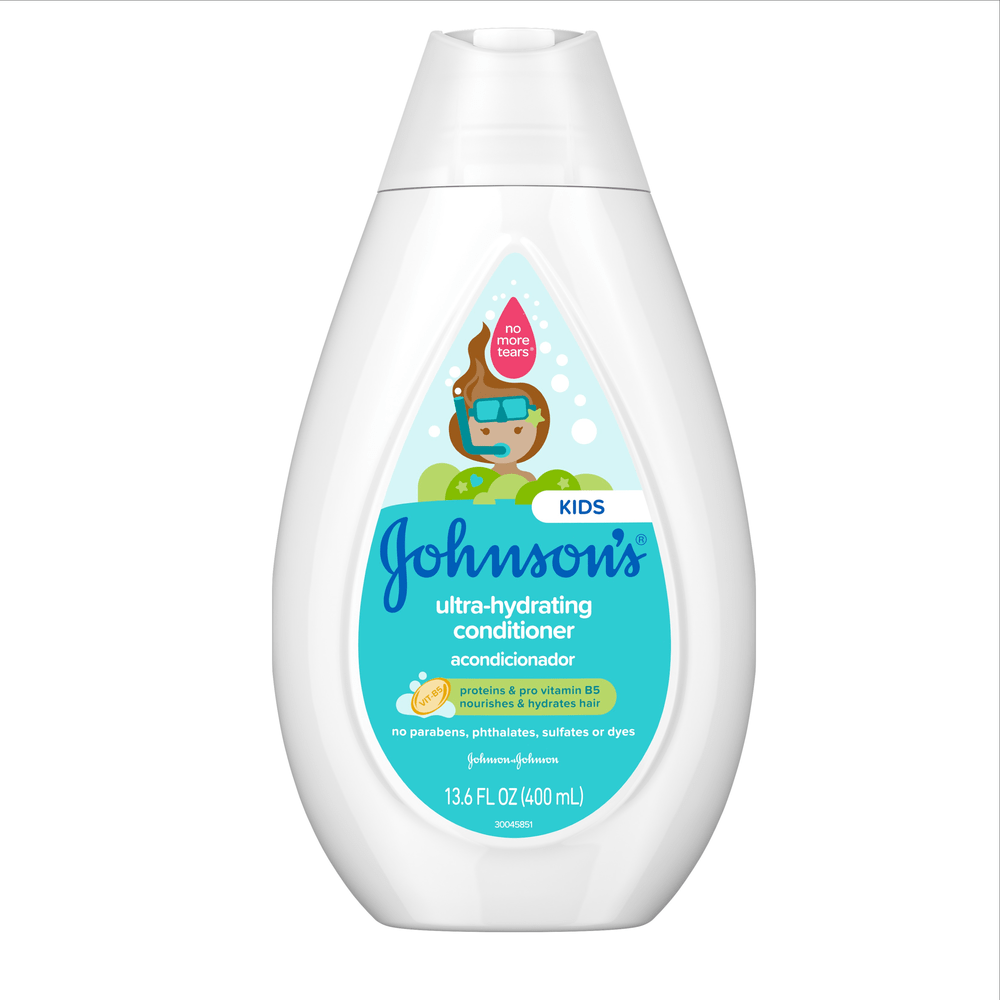 Johnson’s Kids Ultra-Hydrating Conditioner – Gentle Hair Care for Dry Hair (400ml)