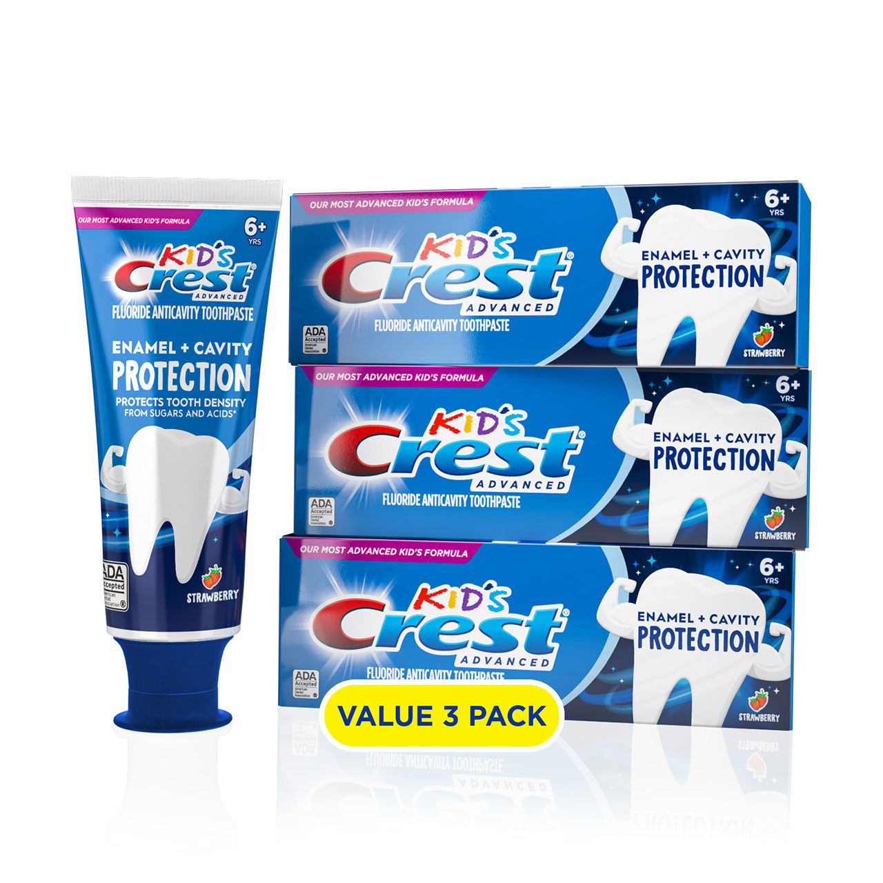 Kid’s Crest Advance Toothpaste – Strawberry Flavor