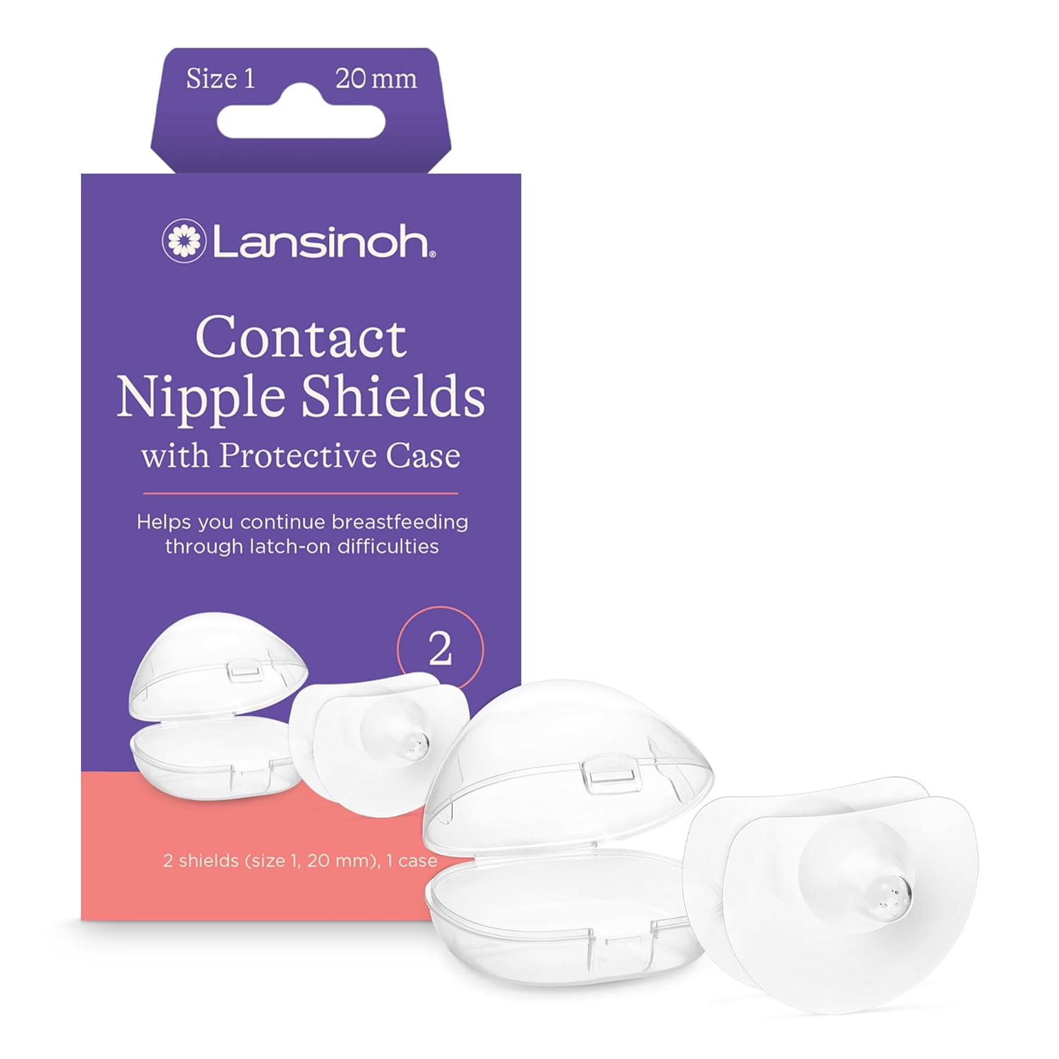 Lansinoh Contact Nipple Shields – Gentle Support for Successful Breastfeeding