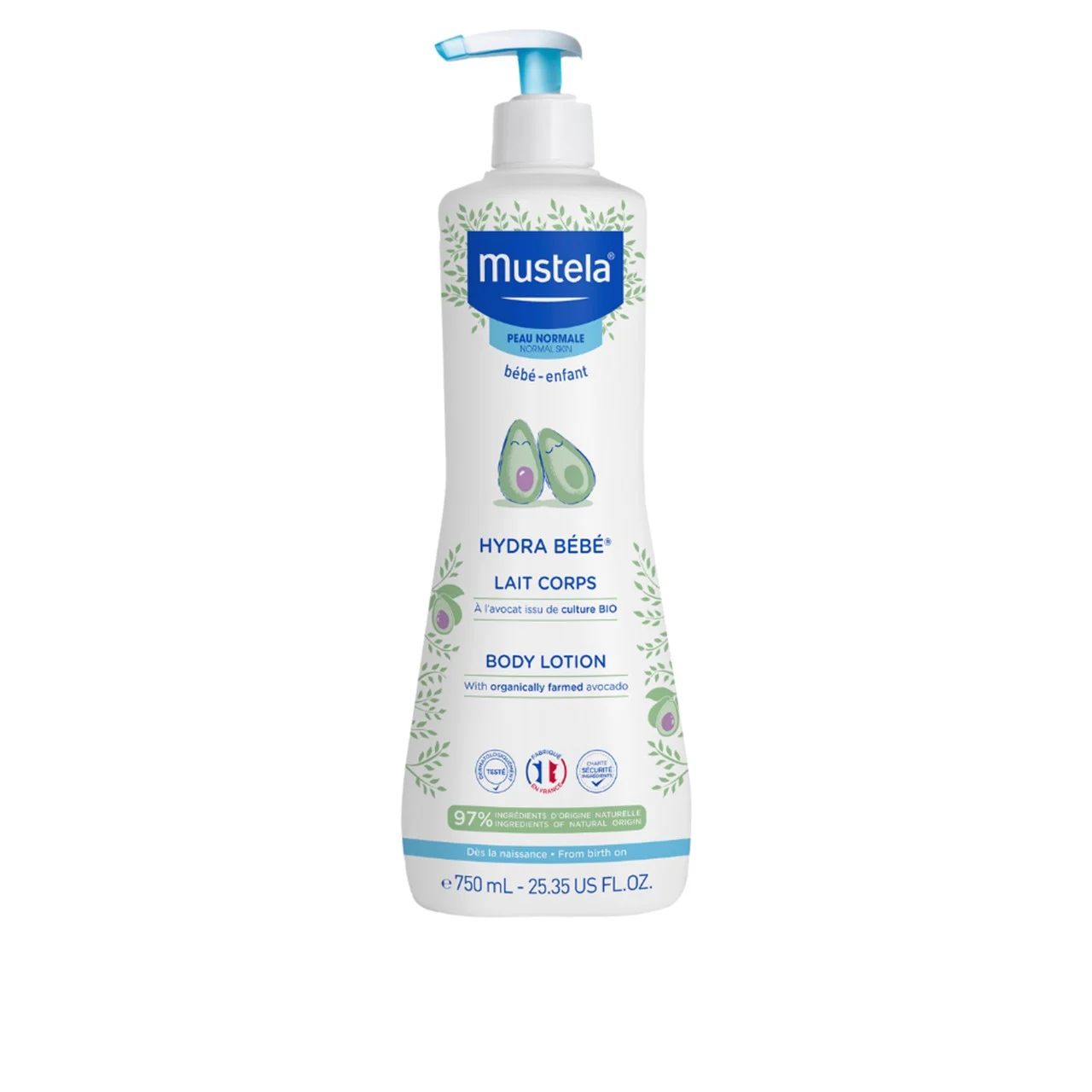 Mustela Hydra Bébé Body Lotion – Gentle & Deeply Hydrating (750ml)