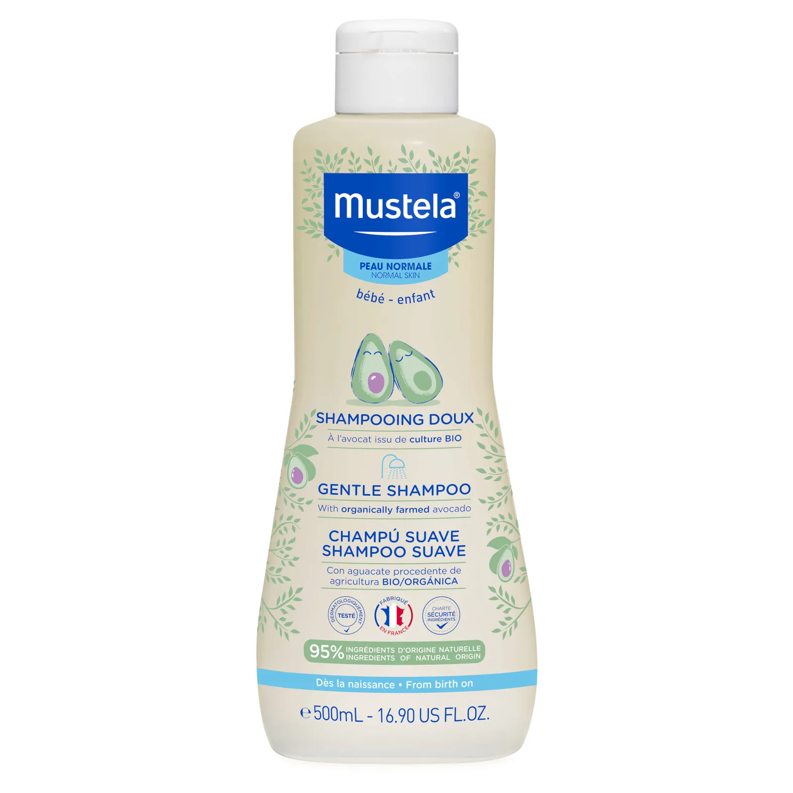 Mustela Shampoo Doux Body Lotion – Gentle Care for Baby (500ml)