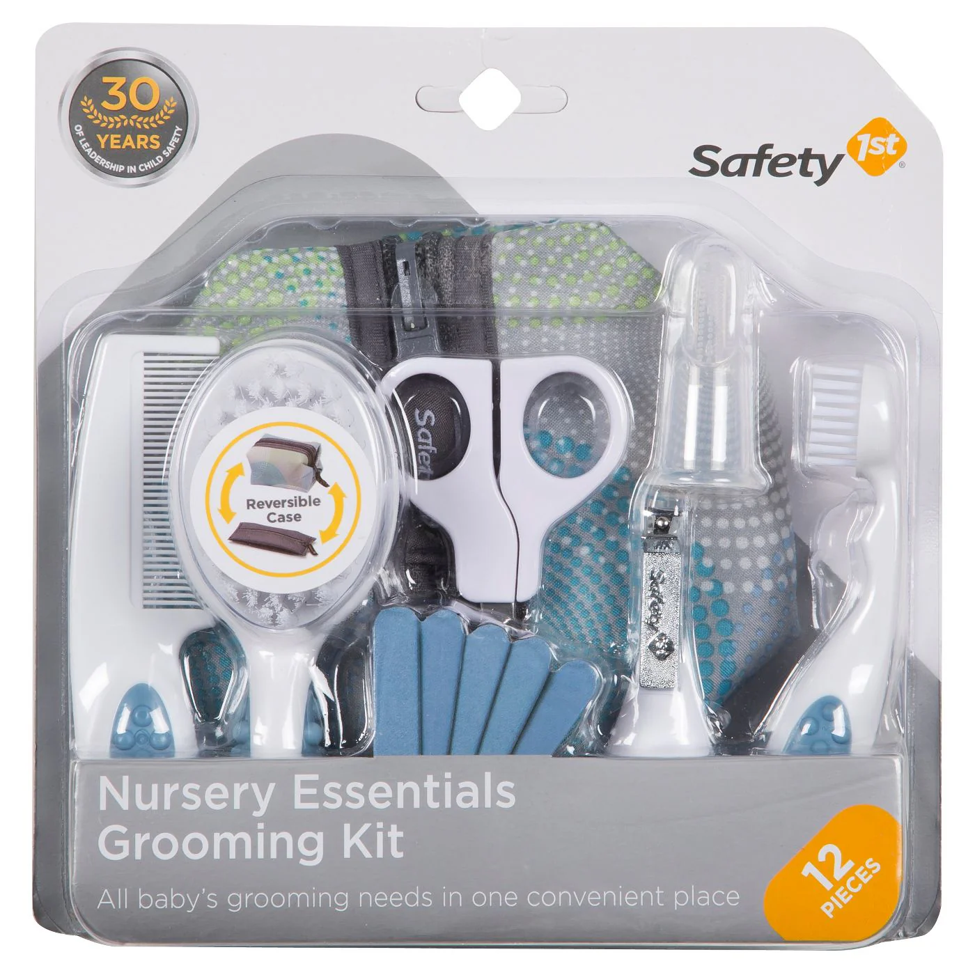 Safety 1st Nursery Essentials Grooming Kit – Complete Baby Grooming Set with Travel Case