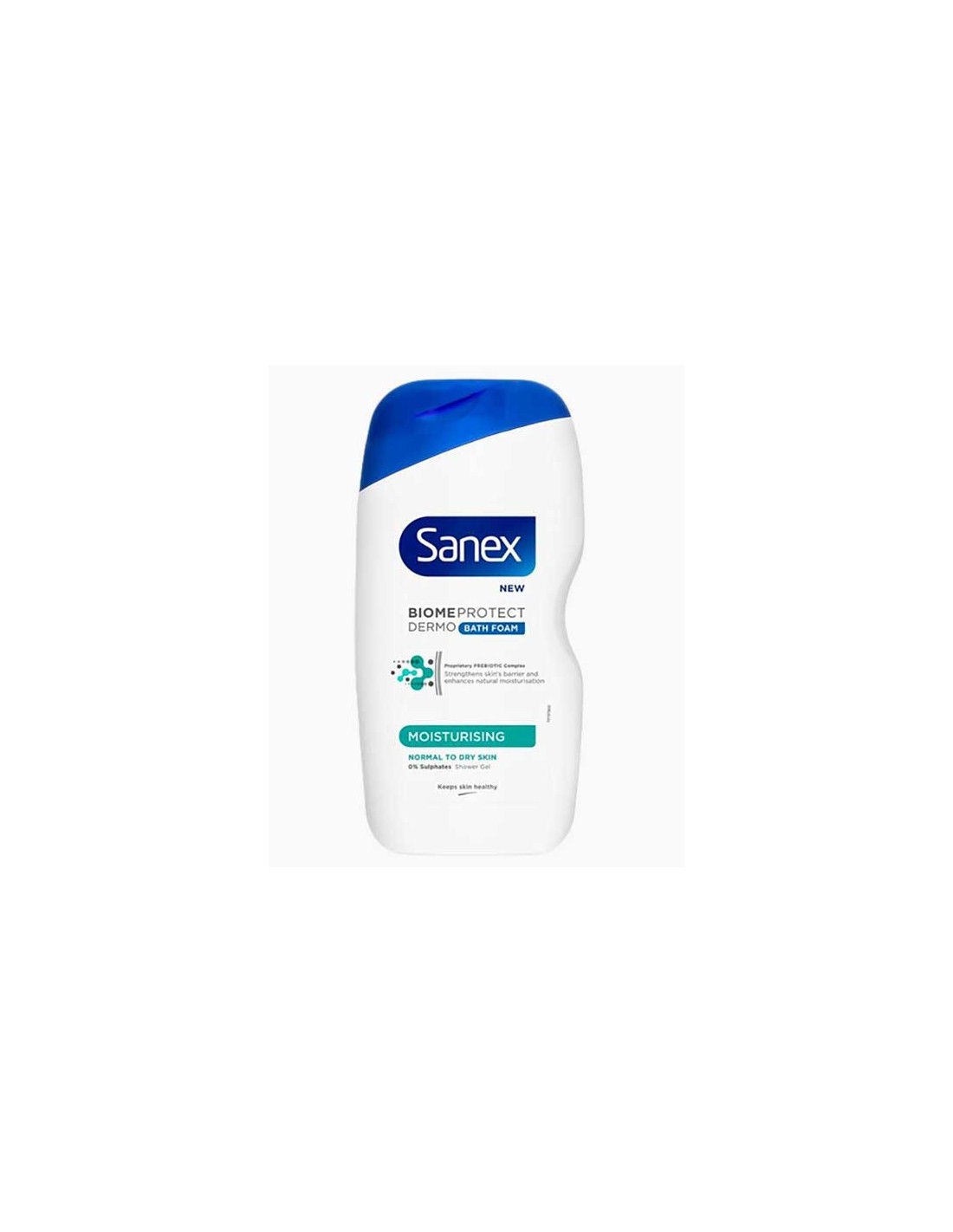 Sanex BiomeProtect Dermo Bath Foam – Moisturising Body Wash for Healthy, Balanced Skin