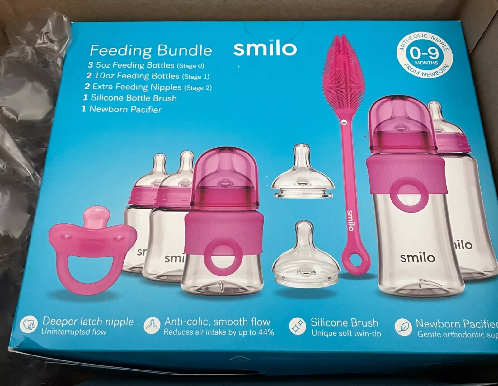 Smilo Feeding Bundle – Brand New (Complete Baby Feeding Set)