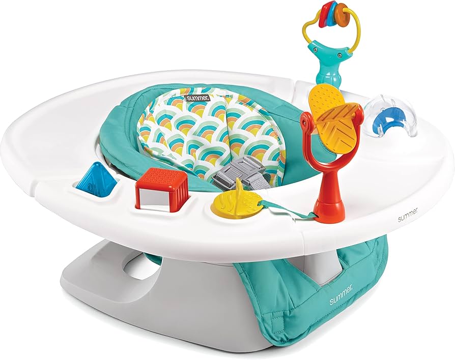 Summer 4-in-1 SuperSeat – Teal (Versatile Baby Floor & Booster Seat)