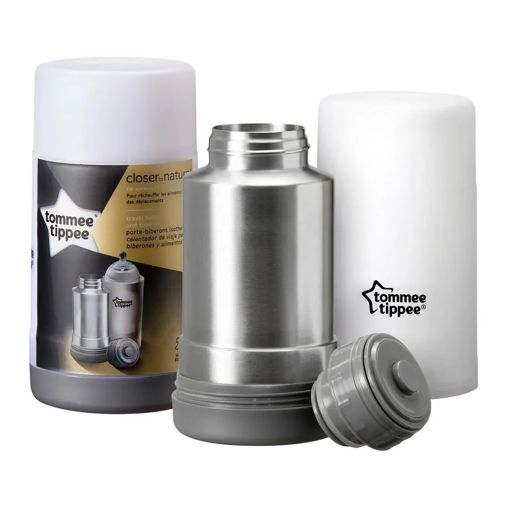 Tommee Tippee Travel Flask – Portable Baby Bottle & Food Warmer